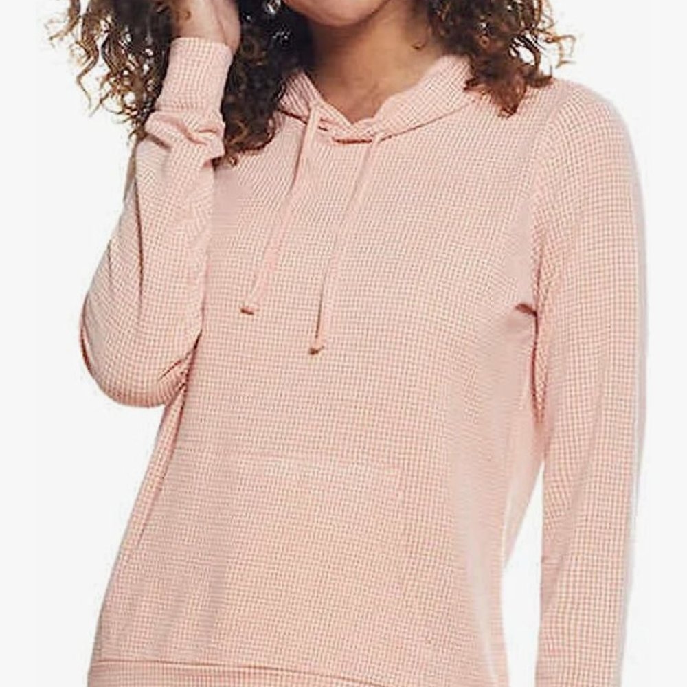 NWT Cozy Peach Knit Hoodie